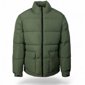 New LCKR Norse Men's Army Green Puffer Jacket Medium